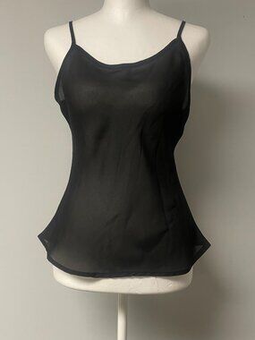 Apt 9 Sheer Black Sze Medium Whimsigoth Cami Dark Fairy Festival Witchy